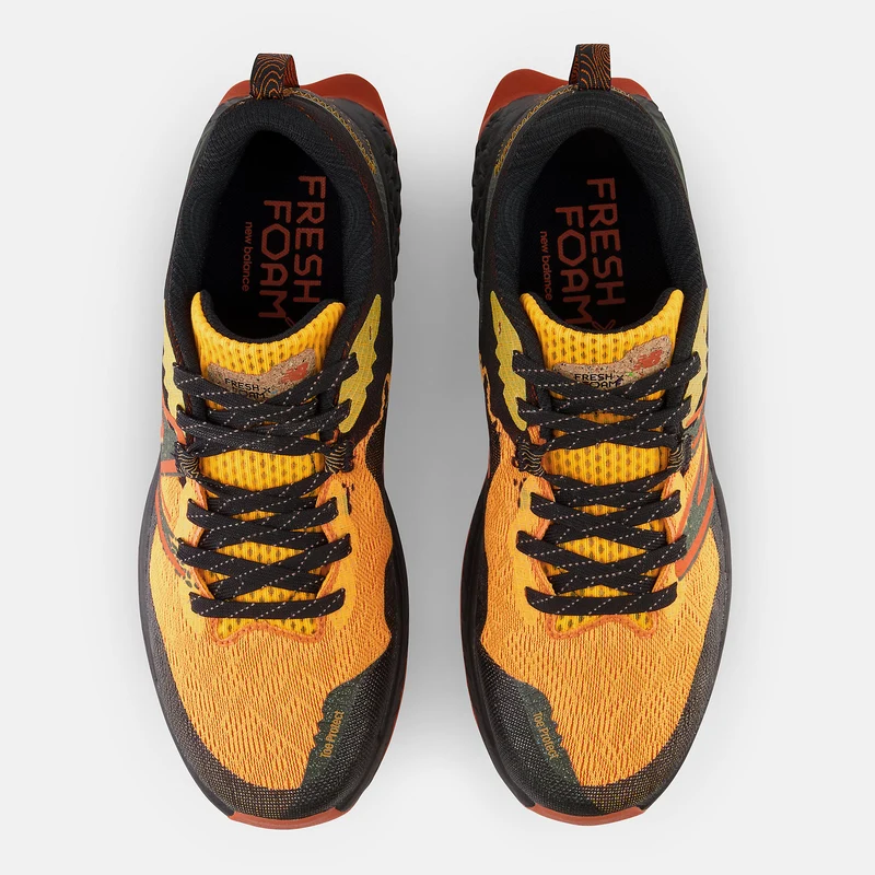 New Balance Herren Fresh Foam X Hierro v7 Trainer – Marigold / Schwarz