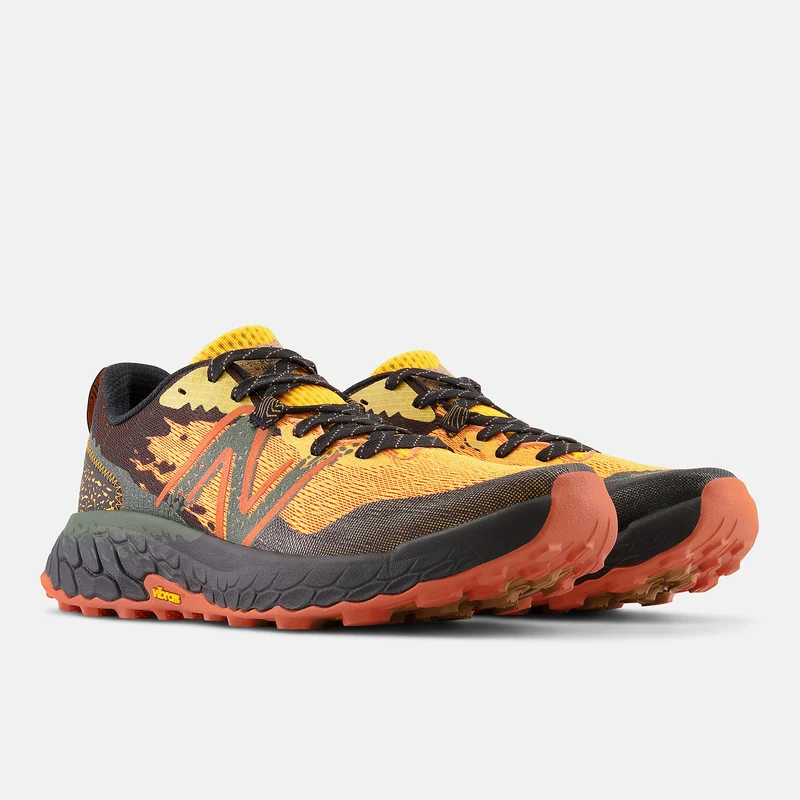 New Balance Herren Fresh Foam X Hierro v7 Trainer – Marigold / Schwarz