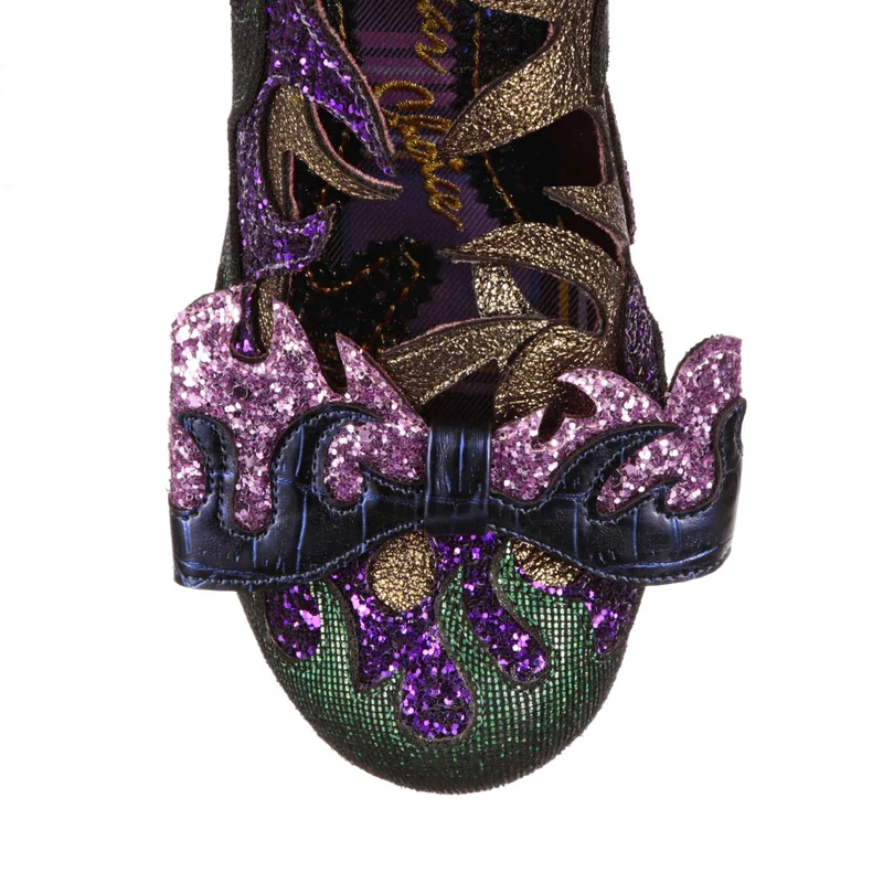 Irregular Choice High Heels von Dragons & Fire Dragon Lair für Damen – Grün