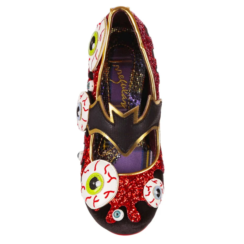 Irregular Choice Damen Halloween Check Me Out High Heel - Schwarz