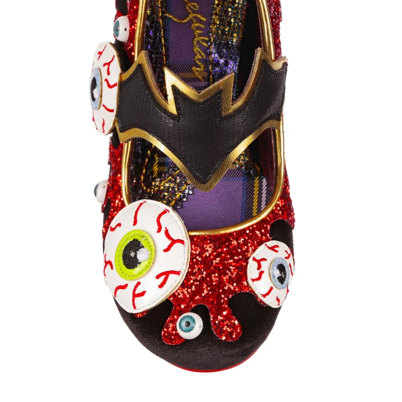 Irregular Choice Damen Halloween Check Me Out High Heel - Schwarz