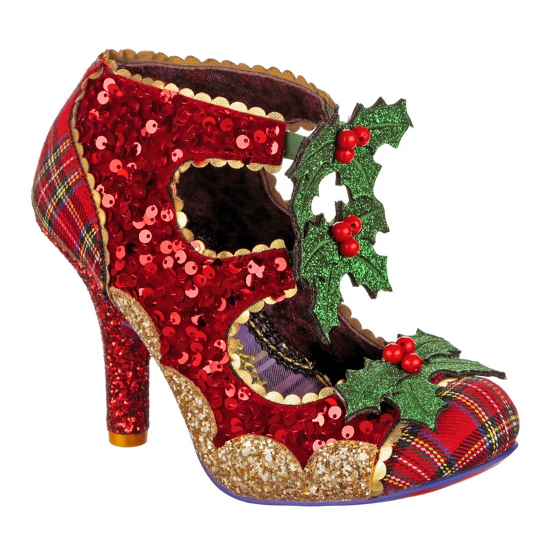 Irregular Choice Damen Holly Jolly High Heel - Rot