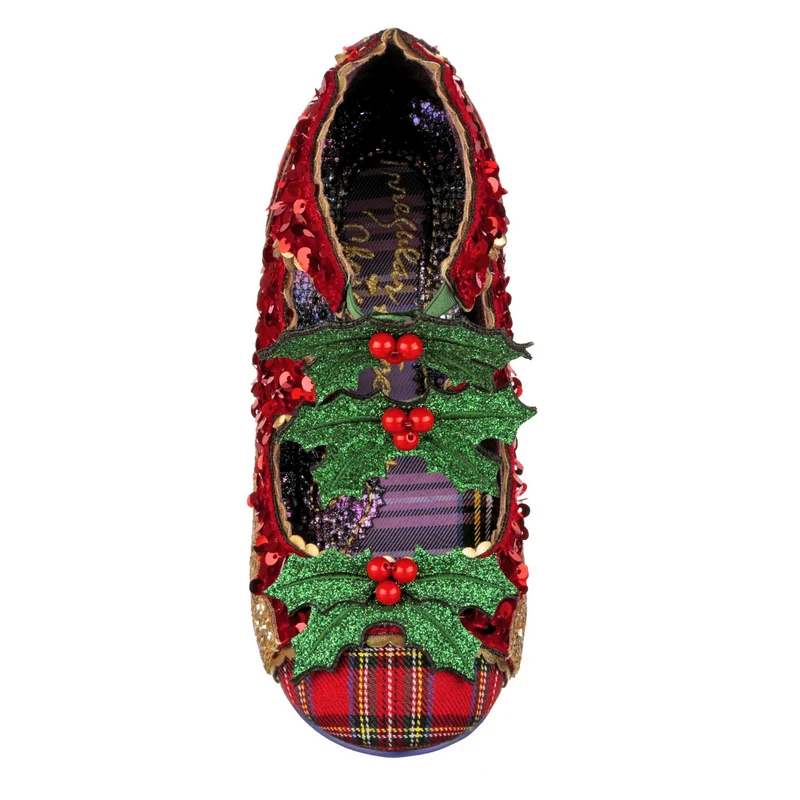 Irregular Choice Damen Holly Jolly High Heel - Rot