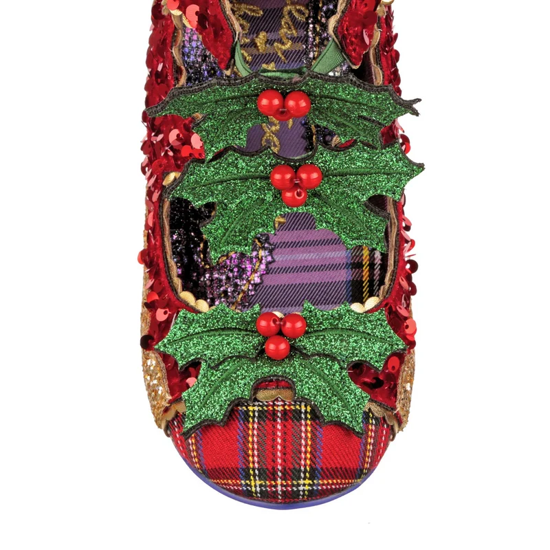 Irregular Choice Damen Holly Jolly High Heel - Rot