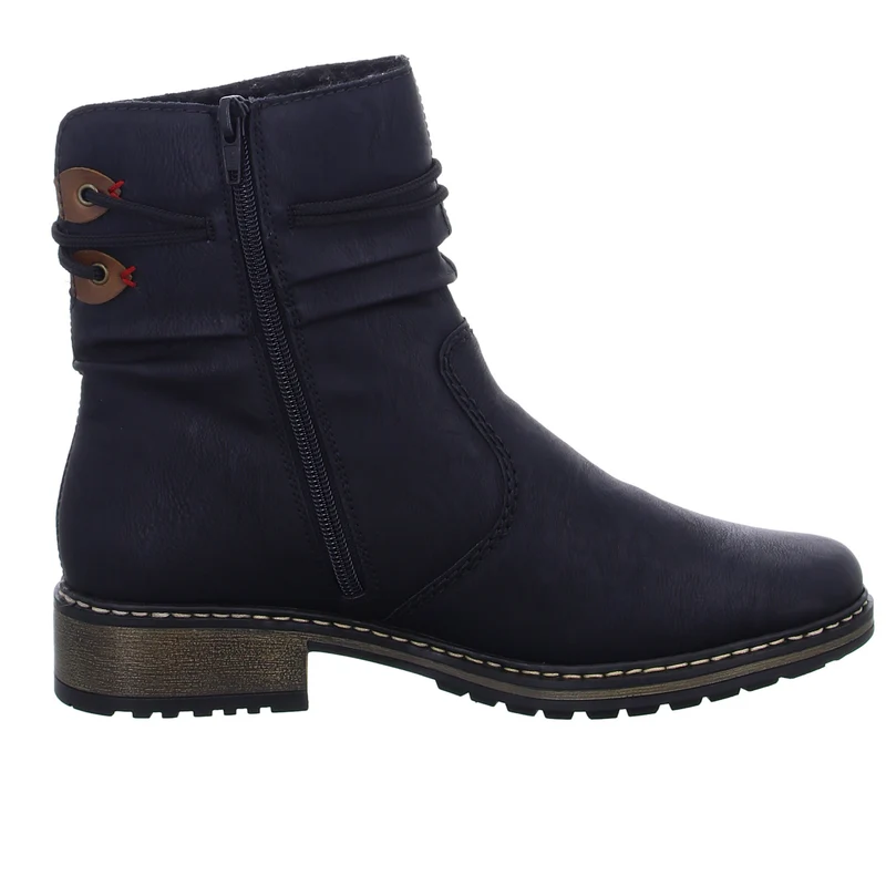 Rieker Schlupf-/Reißverschlußstiefelette Warmfutter bis 35mm Absatz (casual)