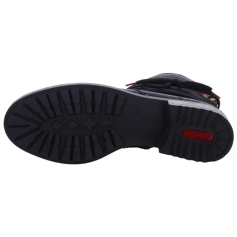 Rieker Schlupf-/Reißverschlußstiefelette Warmfutter bis 35mm Absatz (casual)