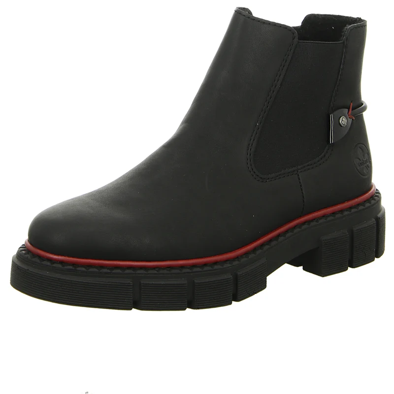 Rieker Schlupf-/Reißverschlußstiefelette Warmfutter bis 35mm Absatz (casual)