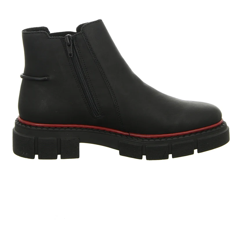 Rieker Schlupf-/Reißverschlußstiefelette Warmfutter bis 35mm Absatz (casual)