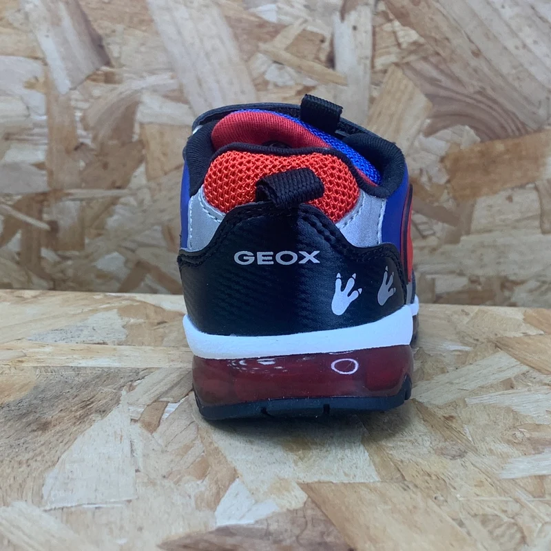 Geox Kleinkinder Todo Dinosaur Light Up Sneakers – Schwarz