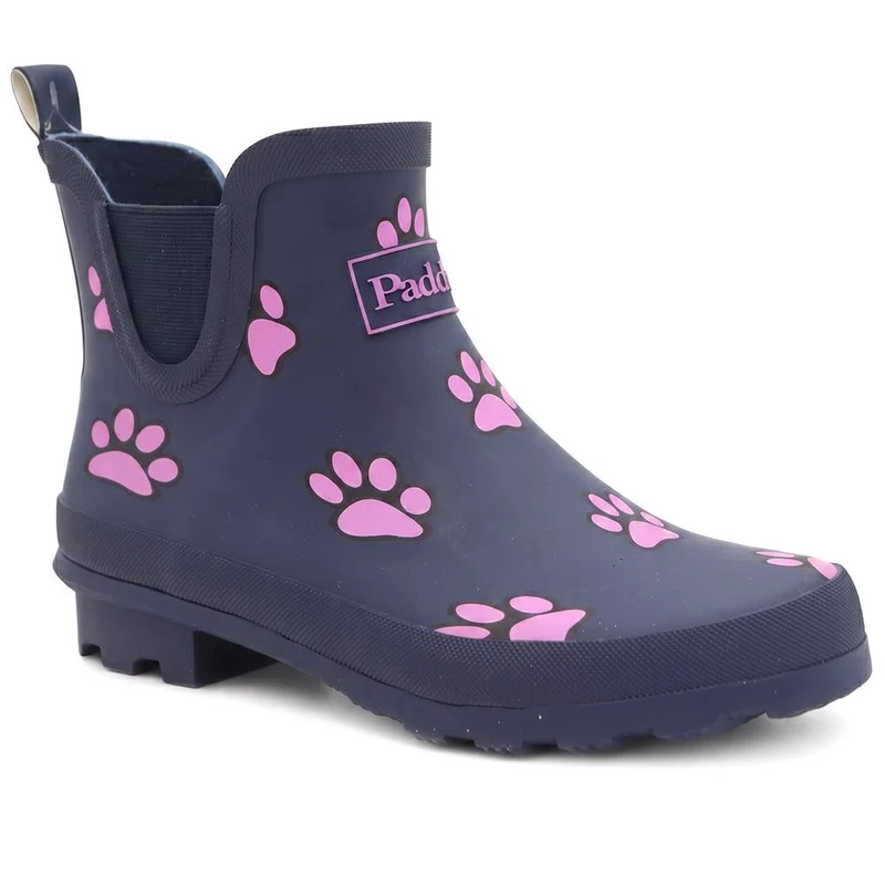 Paw Print Chelsea Wellington Boots - RAI40005 / 326 490