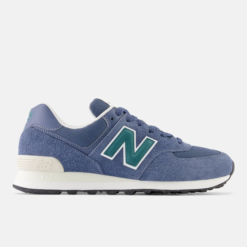 New Balance Herren 574 Fashion Trainer – Marineblau / Grün
