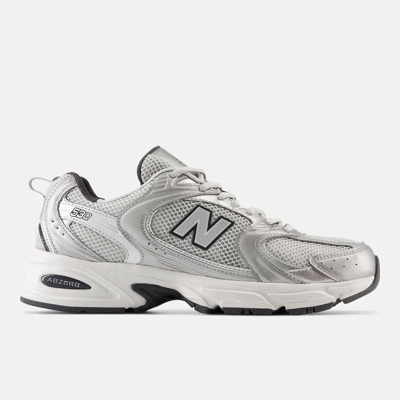 New Balance Unisex 530 Fashion Trainer – Grau / Silber
