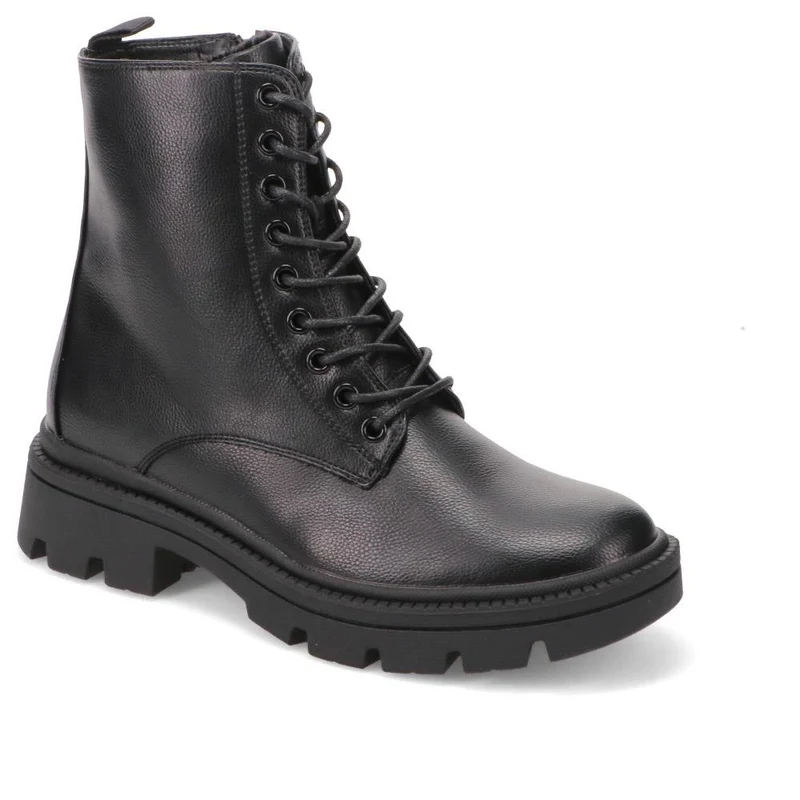 Lace-Up Chunky Boots - BELWBINS40199 / 326 311 - Black