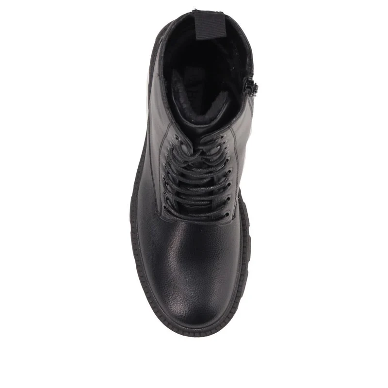 Lace-Up Chunky Boots - BELWBINS40199 / 326 311 - Black