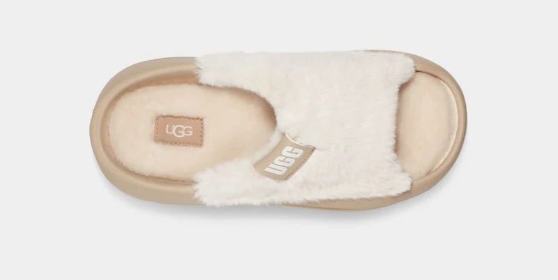 UGG Womens FoamO Plush Slide - Senfsamen