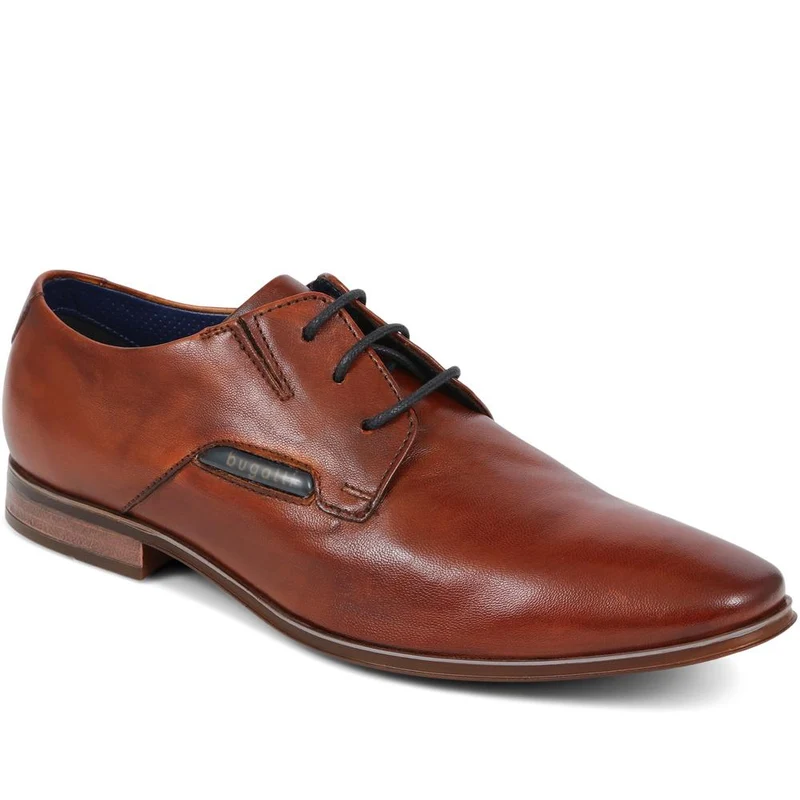 Leather Lace-Up Shoes - BUG39519 / 325 219 - Cognac