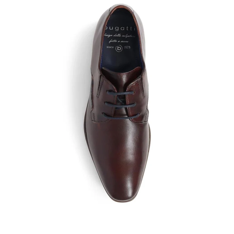 Leather Lace-Up Shoes - BUG39519 / 325 219 - Brown