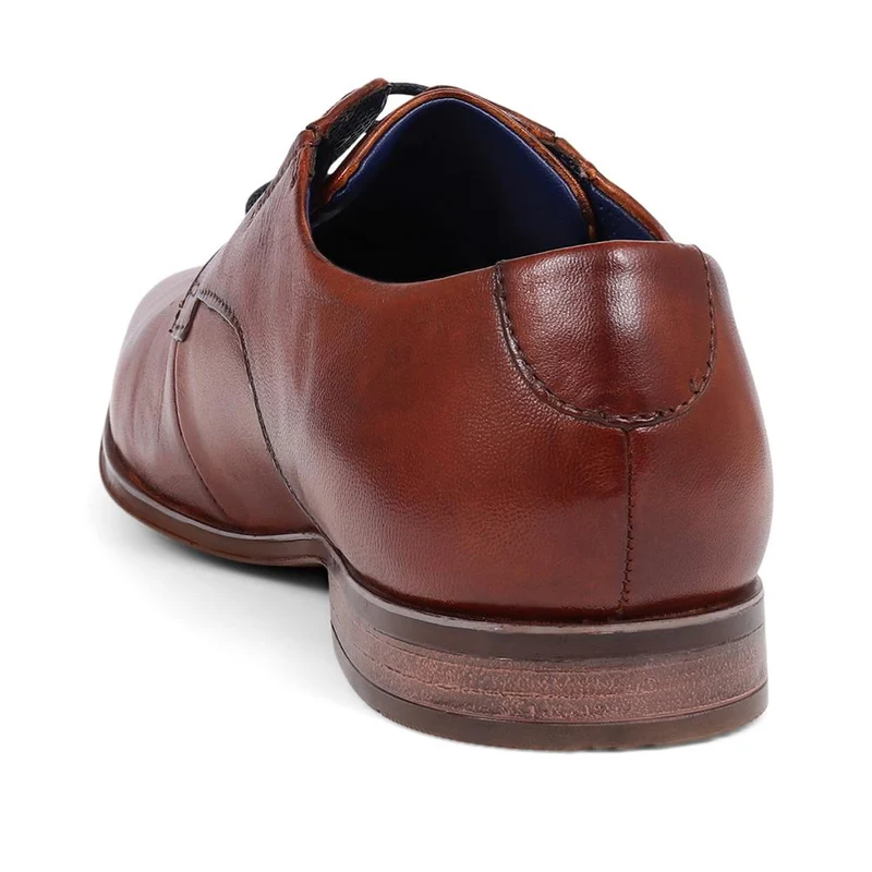 Leather Lace-Up Shoes - BUG39519 / 325 219 - Cognac