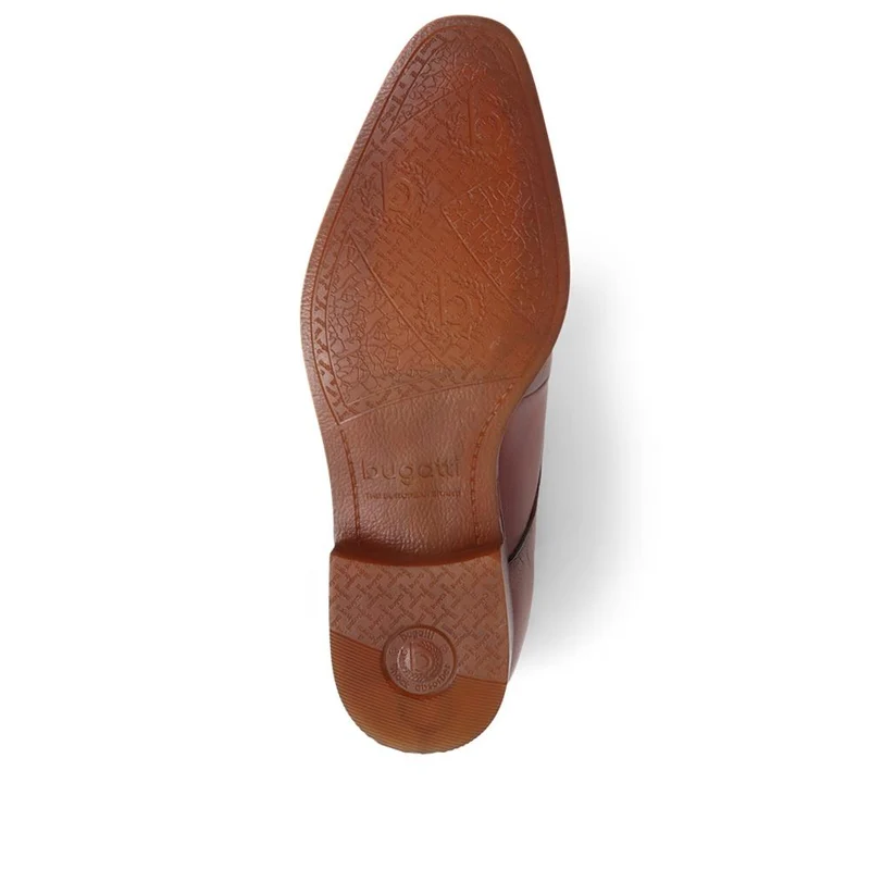 Leather Lace-Up Shoes - BUG39519 / 325 219 - Cognac