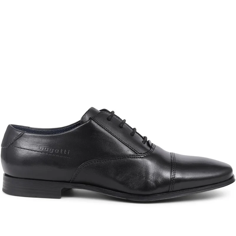 Lace-Up Leather Shoes - BUG39516 / 325 216 - Black