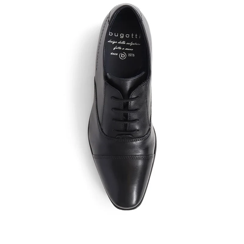 Lace-Up Leather Shoes - BUG39516 / 325 216 - Black