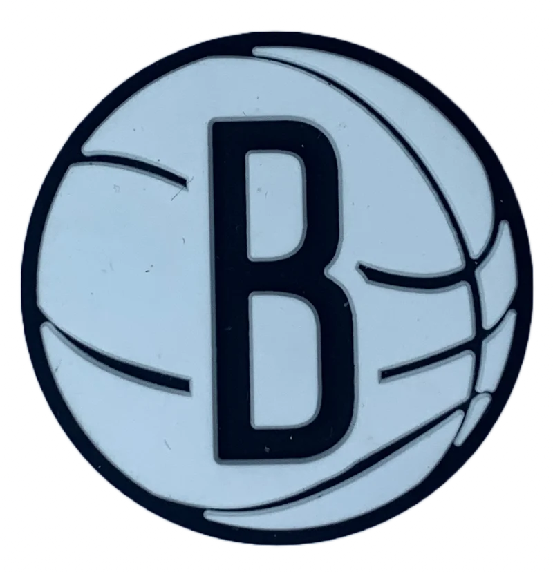 Crocs Jibbitz NBA Brooklyn Nets „B“-Basketball-Charme