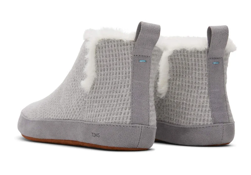 TOMS Lola-Hausschuhe für Damen – Grau Metallic