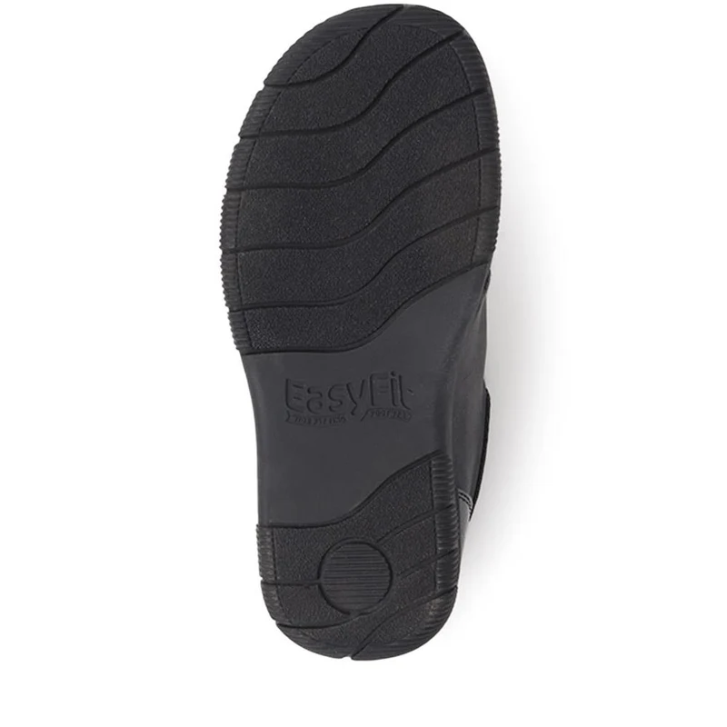 Extra-Wide Touch-Fasten Monk Shoes - COLLEEN - Colleen / 326 296 - Black