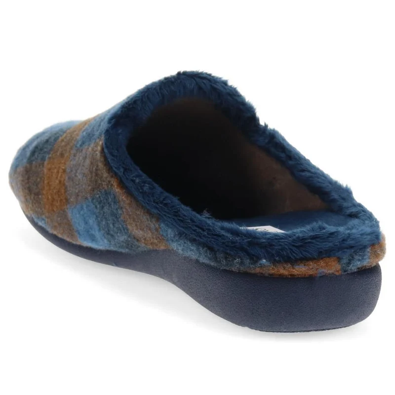 Warm-Lined Mule Slippers - BONAD40007 / 326 289 - Navy