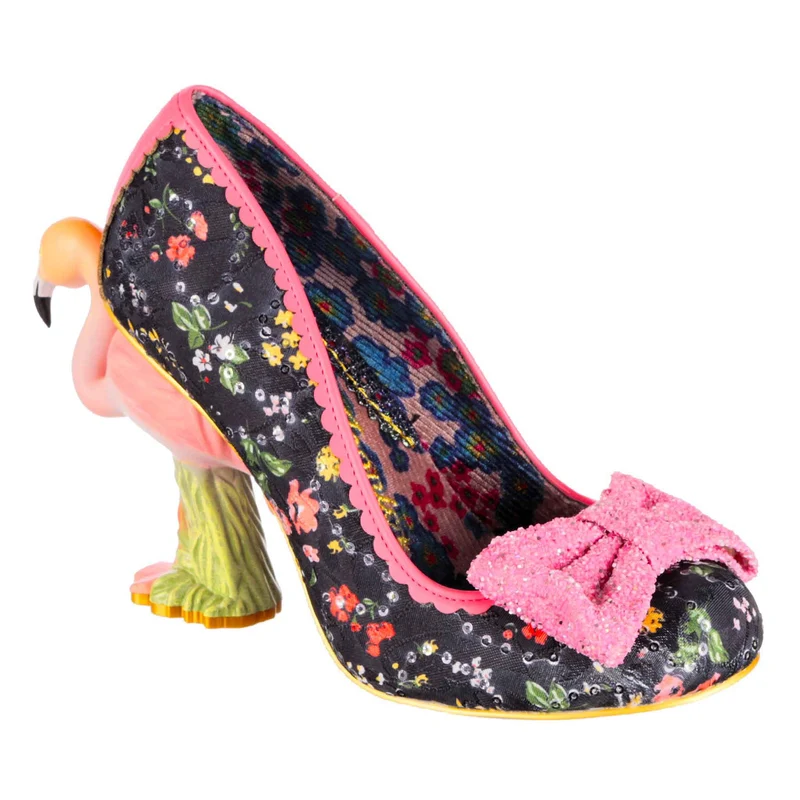Irregular Choice Damen Blushing Bird High Heel - Schwarz