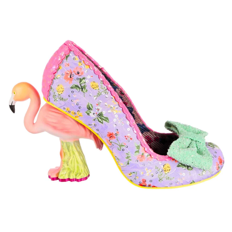 Irregular Choice Damen Blushing Bird High Heel - Flieder