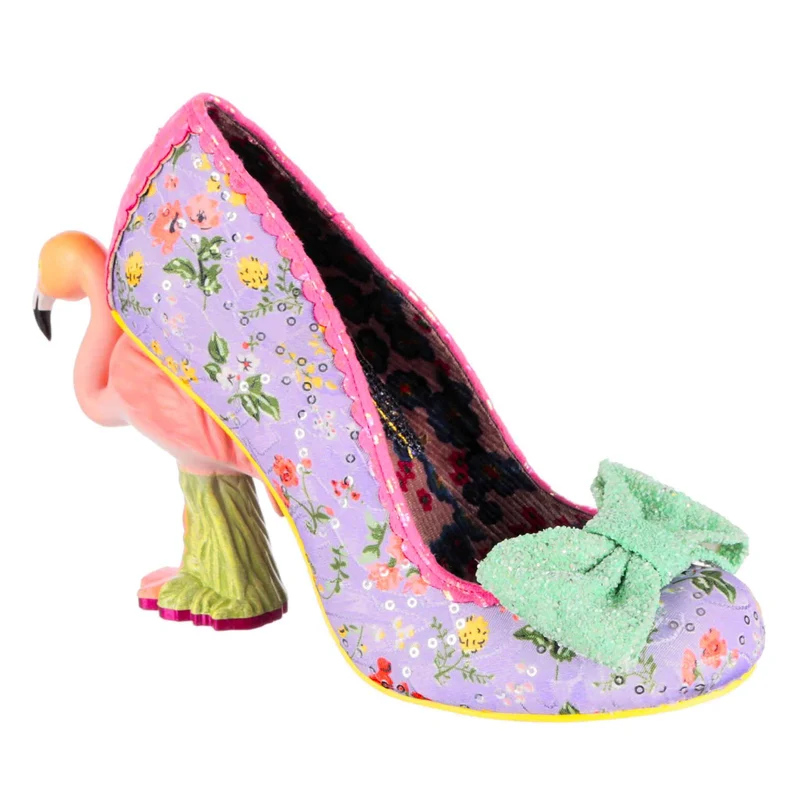 Irregular Choice Damen Blushing Bird High Heel - Flieder