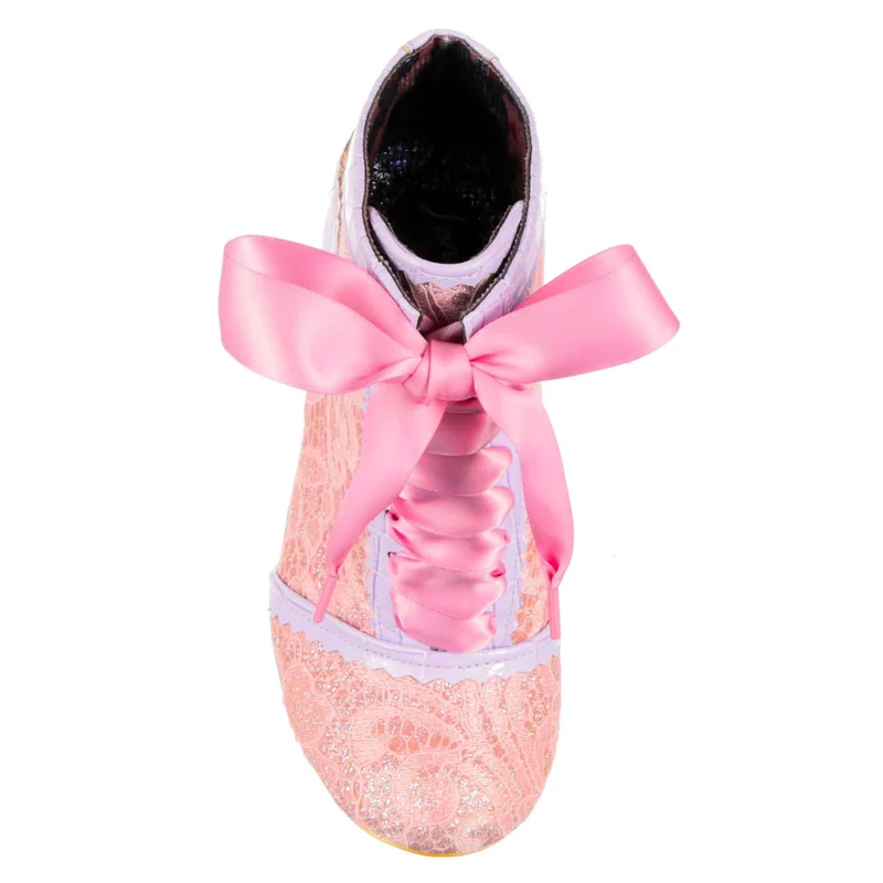 Irregular Choice Damen Roseus High Heel - Blassrosa