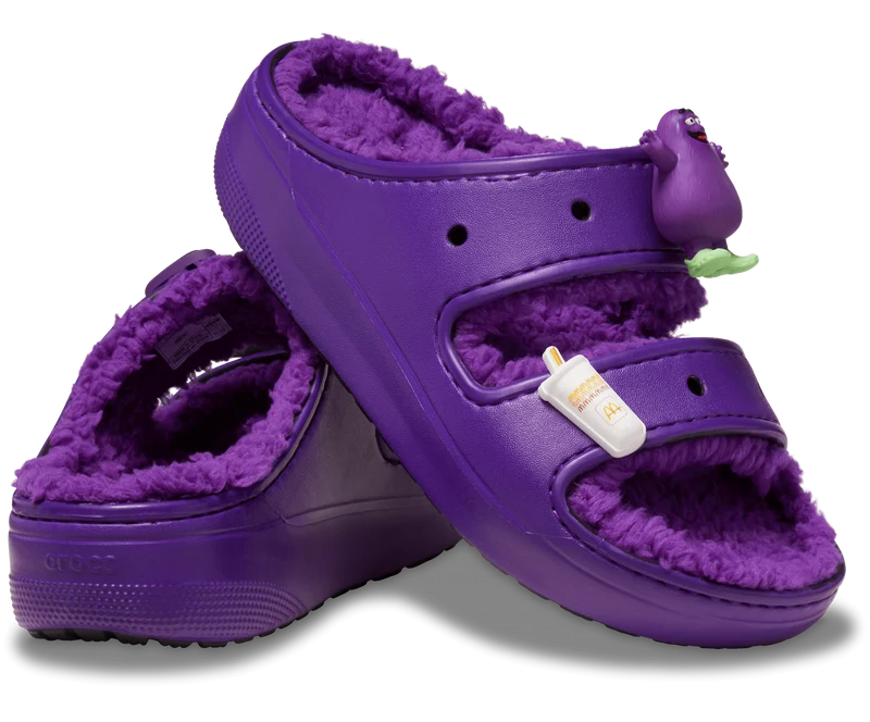 Crocs Unisex McDonalds Grimace Cozy Sandale
