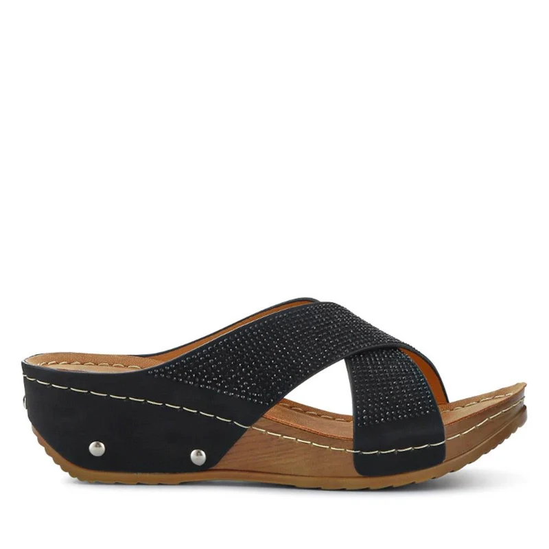 Chunky Sole Mules - BAIZH41015 / 327 099 - Black