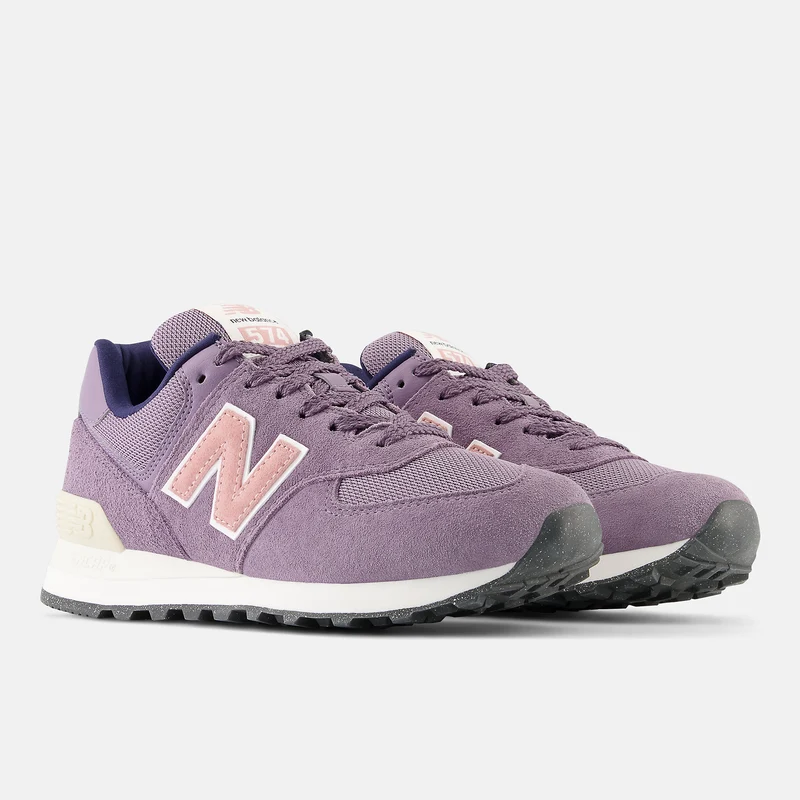New Balance Damen 574 Fashion Trainer – Shadow / Pink Moon
