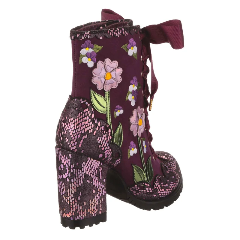 Irregular Choice Vibrant Violets High Heel für Damen – Rot