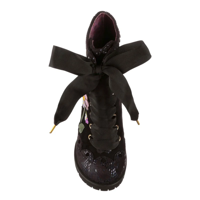 Irregular Choice Vibrant Violets High Heel für Damen – Schwarz