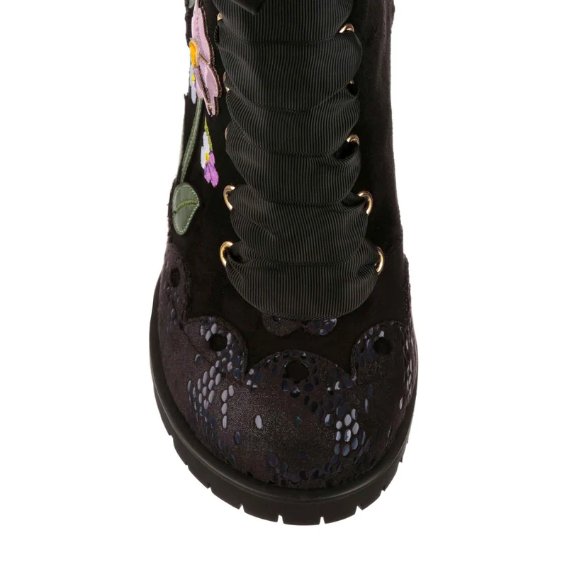 Irregular Choice Vibrant Violets High Heel für Damen – Schwarz
