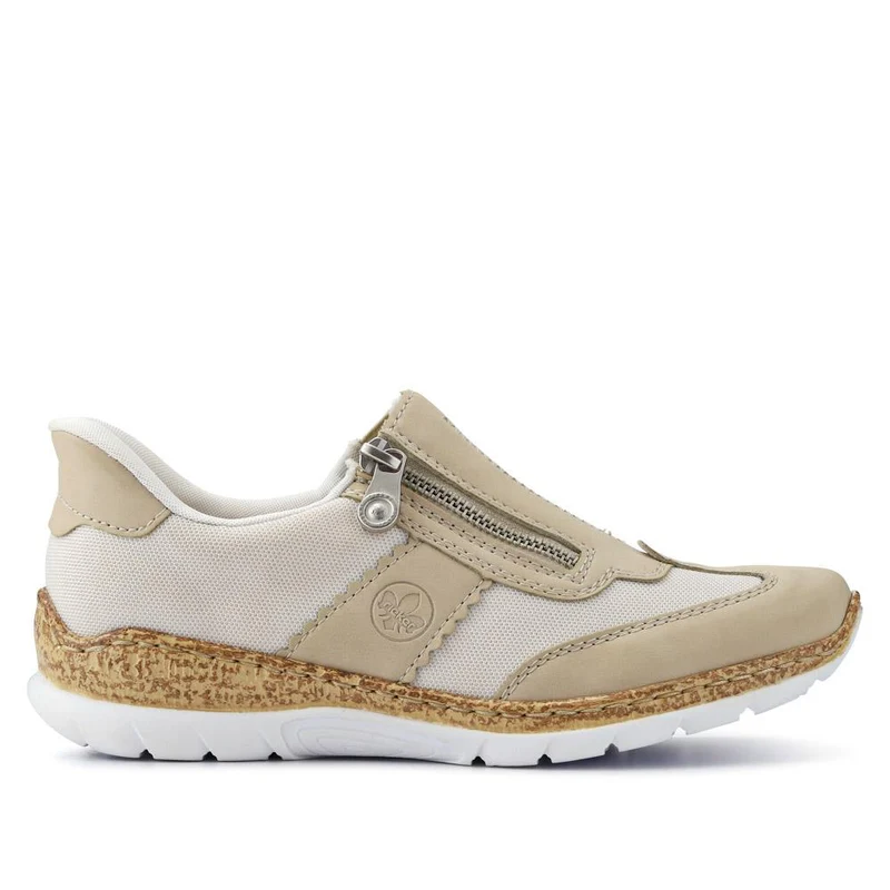 Memory Foam Slip-On Trainers - RKR41503 / 326 819 - Beige