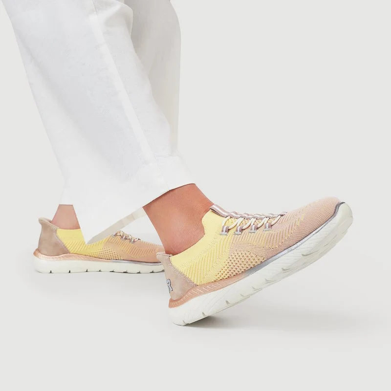 Memory Foam Slip-On Trainers - RKR41501 / 326 817 - Yellow