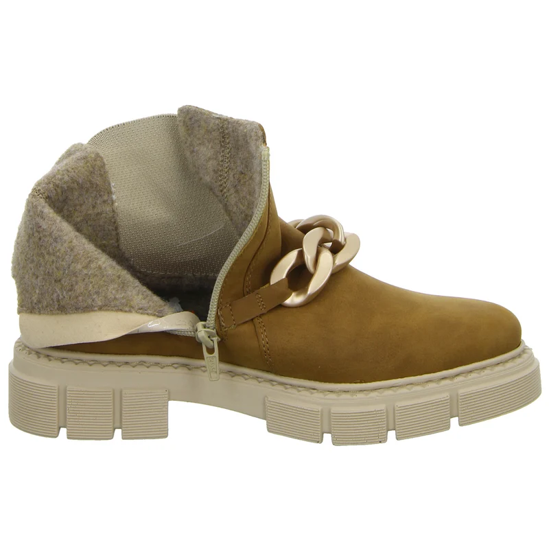 Rieker Schlupf-/Reißverschlußstiefelette Warmfutter bis 35mm Absatz (casual)