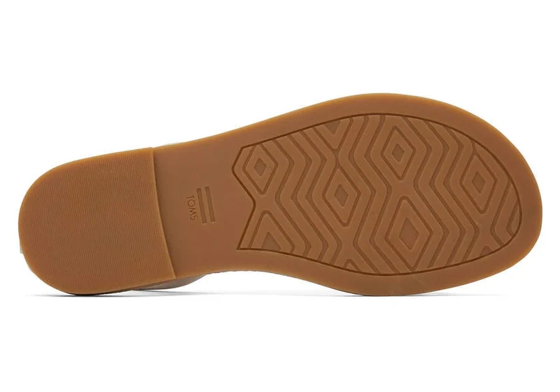 TOMS Willa Ledersandale für Damen – Weiß