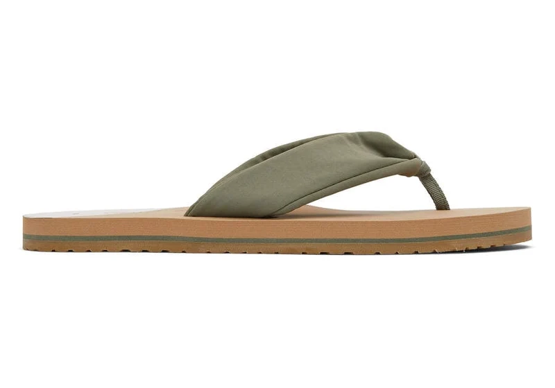 TOMS Damen Piper Eco Flip Flop – Vetivergrau