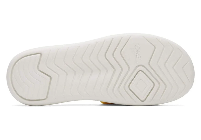 TOMS Damen Alpargata Mallow Terry Slide - Gelb