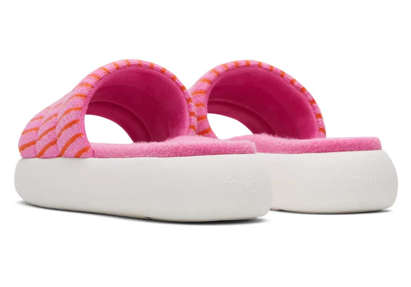 TOMS Alpargata Mallow Terry Pantoletten für Damen - Rosa