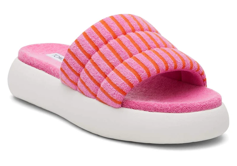 TOMS Alpargata Mallow Terry Pantoletten für Damen - Rosa