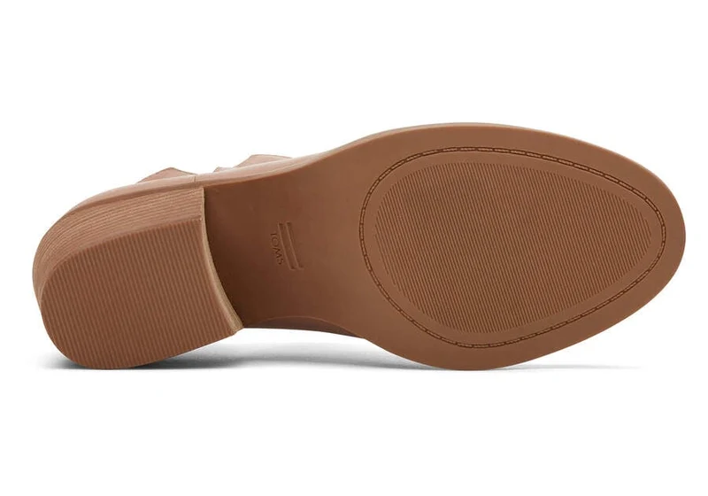 TOMS Everly Cutout-Lederstiefel für Damen – Braun