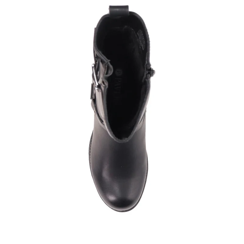 Faux-Leather Long Boots - SIN40007 / 325 989 - Black