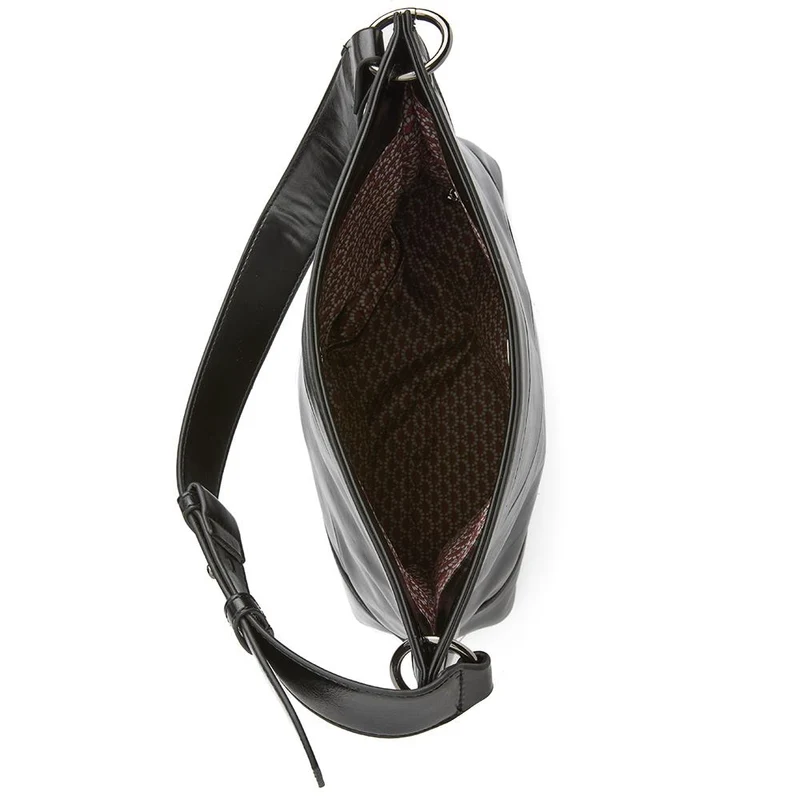 Zip-Close Shoulder Bag - WAHT40005 / 325 838 - Black